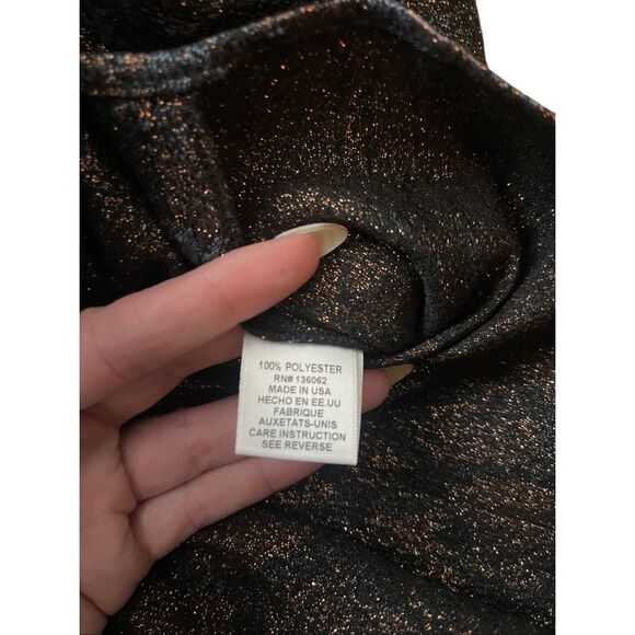 Lavender Brown Metallic Peplum Corset Top – Size Small (NWT, $230 Retail) - Picture 3 of 6